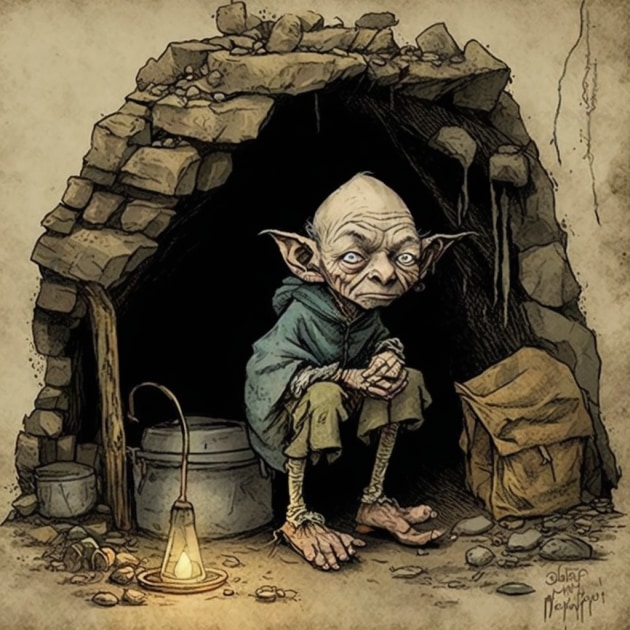 gollum-art-style-of-anton-pieck