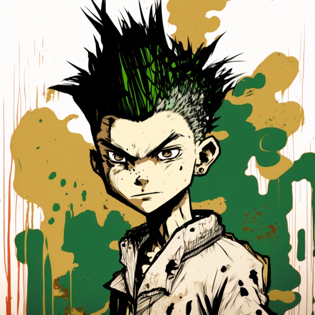 gon-freecss-art-style-of-jim-mahfood