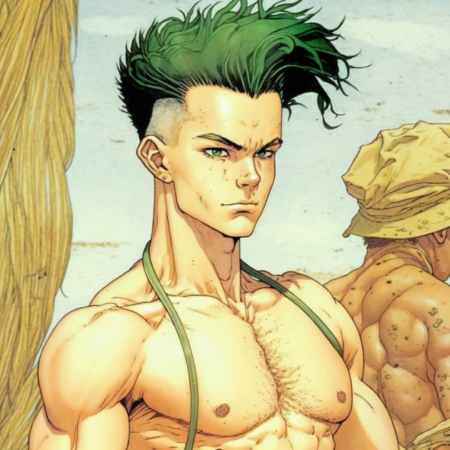 gon-freecss-art-style-of-milo-manara