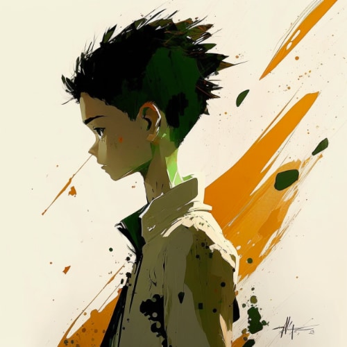 gon-freecss-art-style-of-pascal-campion