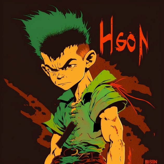 gon-freecss-art-style-of-ralph-bakshi