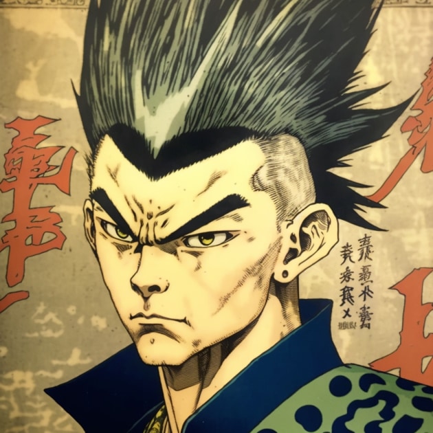 gon-freecss-art-style-of-utagawa-kuniyoshi