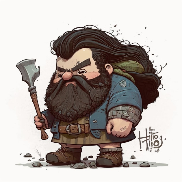 hagrid-art-style-of-skottie-young