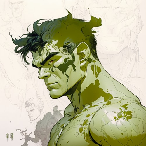 hulk-art-style-of-aiartes