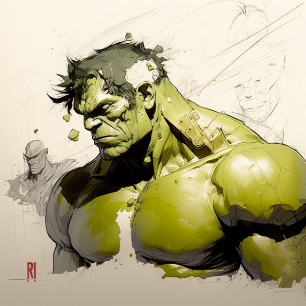 hulk-art-style-of-akihiko-yoshida