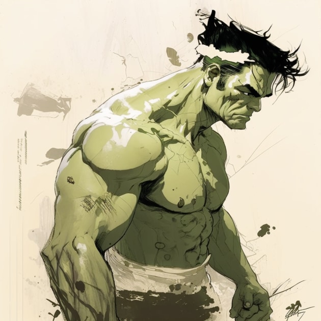 hulk-art-style-of-claire-wendling