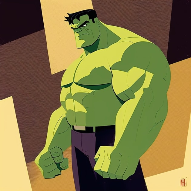 hulk-art-style-of-josh-agle