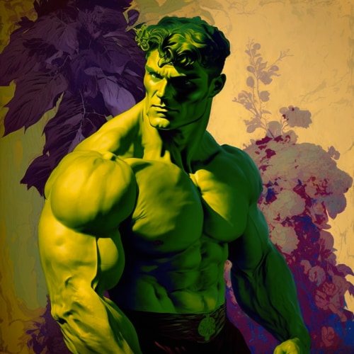 hulk-art-style-of-leon-bakst