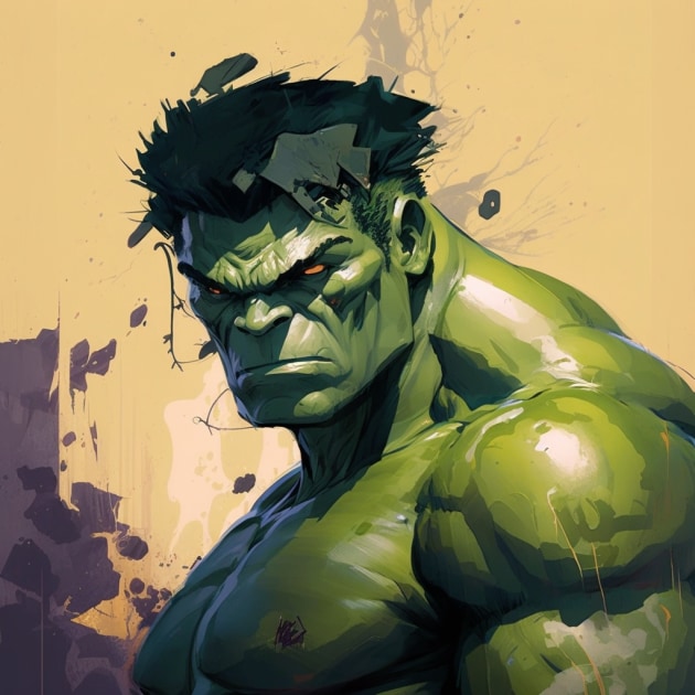 hulk-art-style-of-lois-van-baarle