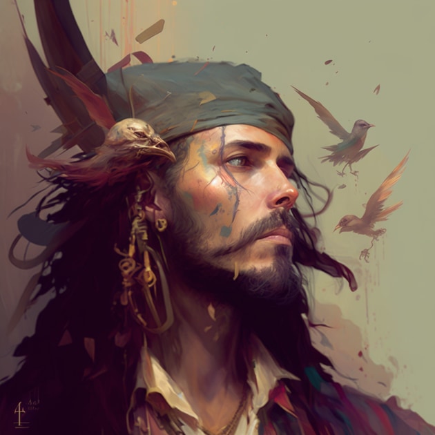 jack-sparrow-art-style-of-peter-mohrbacher