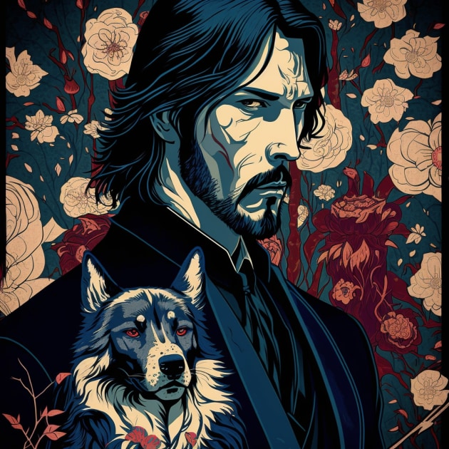 john-wick-art-style-of-utagawa-kuniyoshi