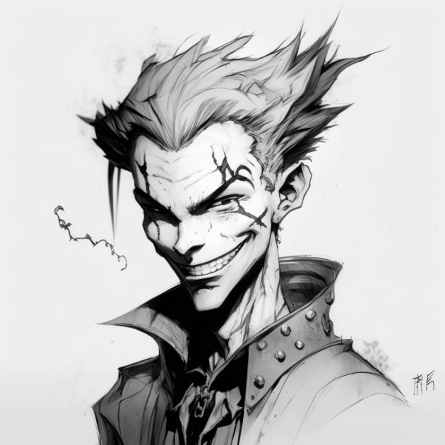 joker-art-style-of-akihiko-yoshida