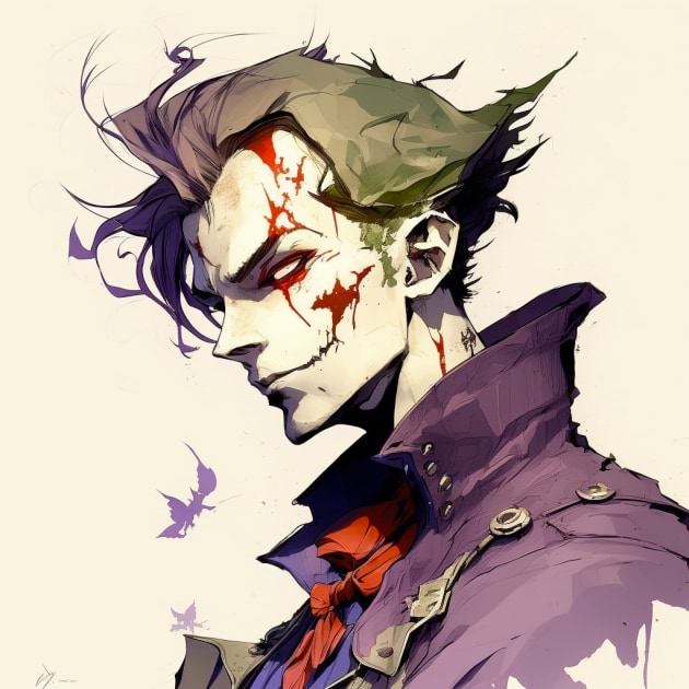 joker-art-style-of-akihiko-yoshida