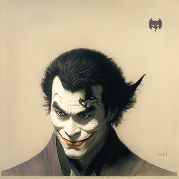 joker-art-style-of-ohara-koson