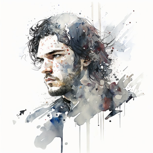 jon-snow-art-style-of-david-mack