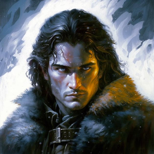 jon-snow-art-style-of-jeff-easley