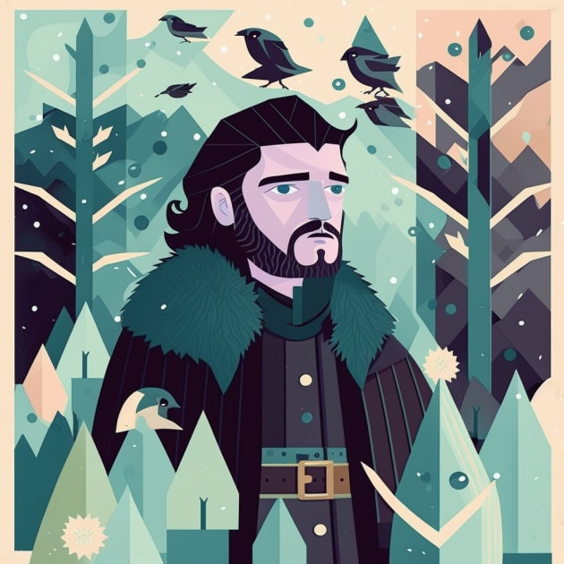 jon-snow-art-style-of-mary-blair