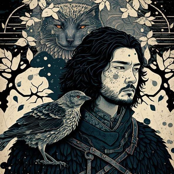 jon-snow-art-style-of-yuko-shimizu