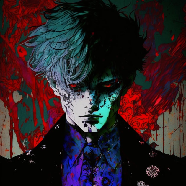 ken-kaneki-art-style-of-harry-clarke