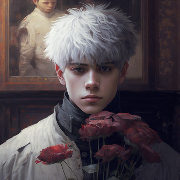 ken-kaneki-art-style-of-lawrence-alma-tadema