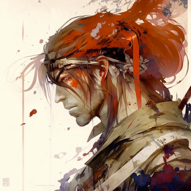 kenshin-himura-art-style-of-greg-tocchini