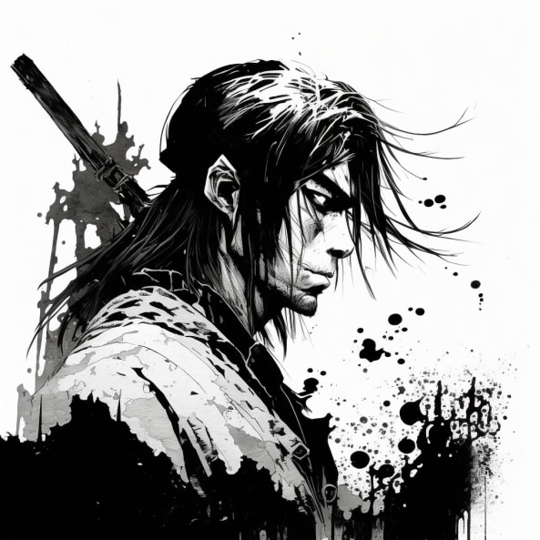 kenshin-himura-art-style-of-sergio-toppi