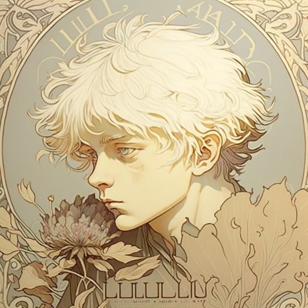 killua-zoldyck-art-style-of-alphonse-mucha