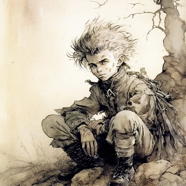 killua-zoldyck-art-style-of-arthur-rackham