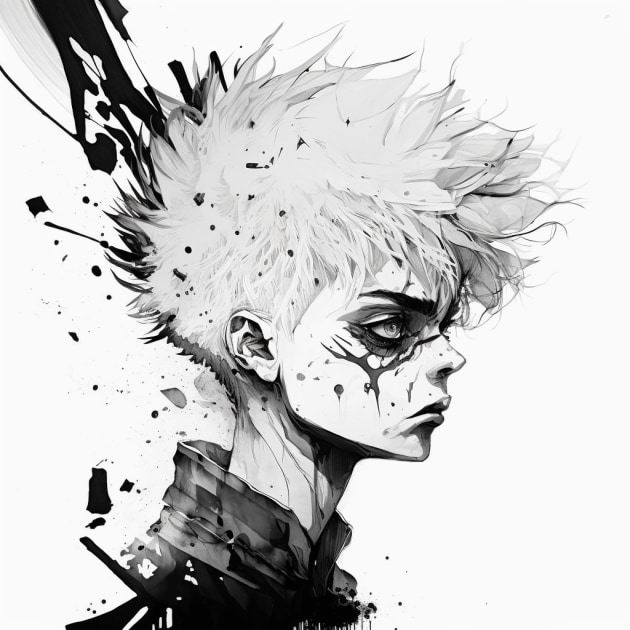 killua-zoldyck-art-style-of-kaethe-butcher