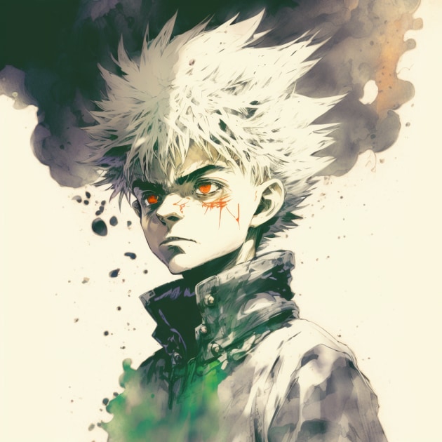 killua-zoldyck-art-style-of-yoshitaka-amano