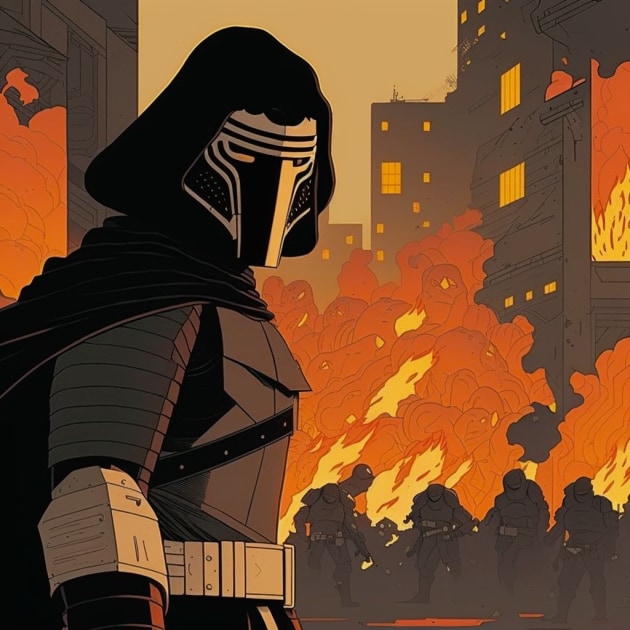 kylo-ren-art-style-of-darwyn-cooke