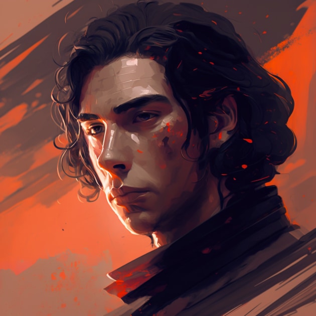 kylo-ren-art-style-of-lois-van-baarle