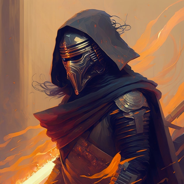 kylo-ren-art-style-of-peter-mohrbacher