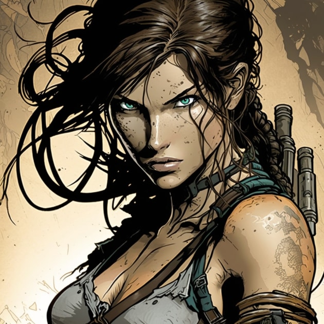 lara-croft-art-style-of-jim-lee