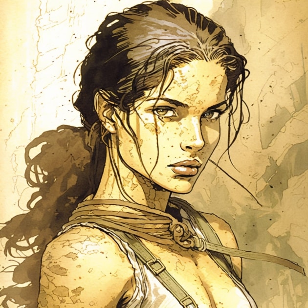 lara-croft-art-style-of-milo-manara