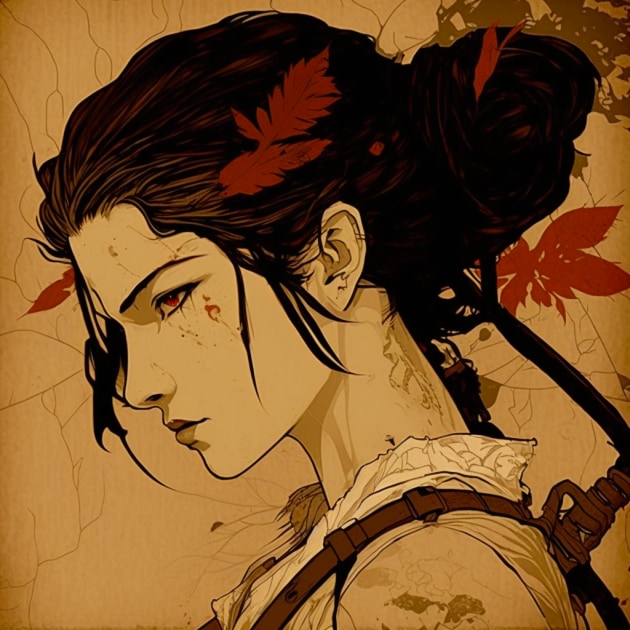 lara-croft-art-style-of-takato-yamamoto