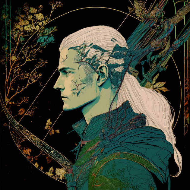 legolas-art-style-of-harry-clarke