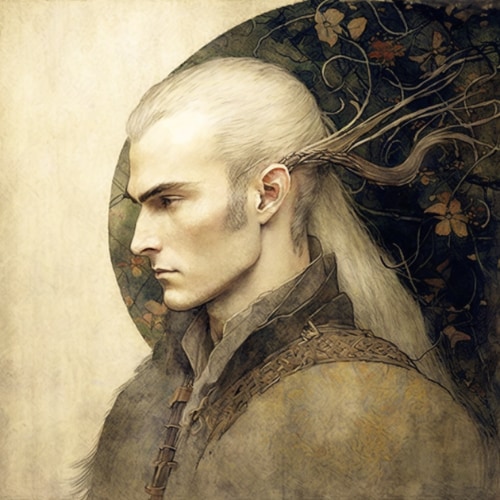 legolas-art-style-of-john-bauer