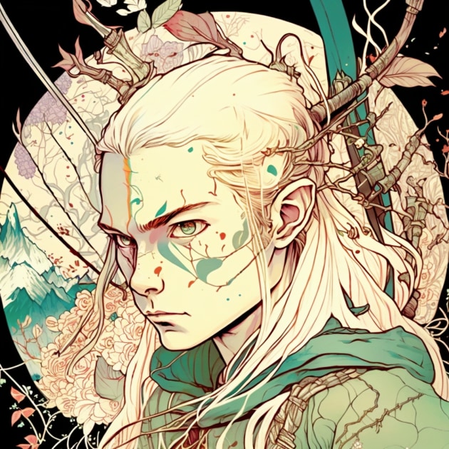 legolas-art-style-of-shintaro-kago