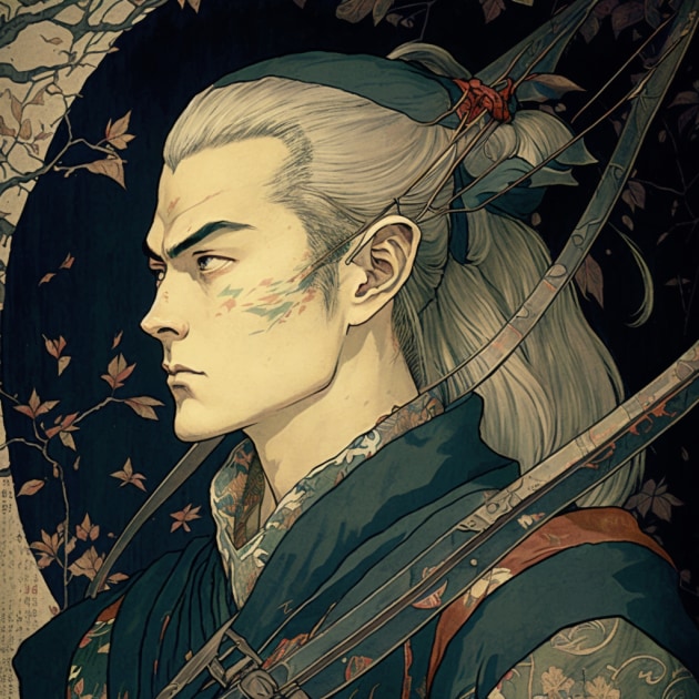 legolas-art-style-of-utagawa-kuniyoshi