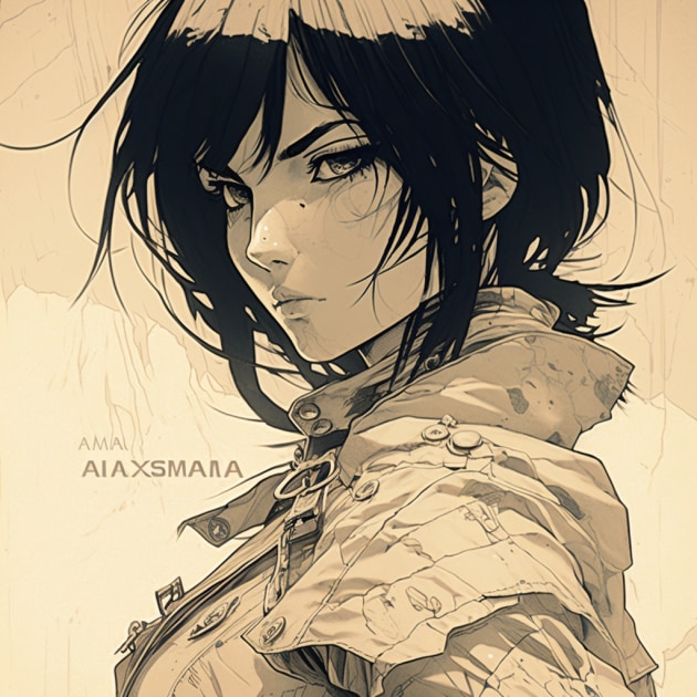 mikasa-ackerman-art-style-of-aiartes