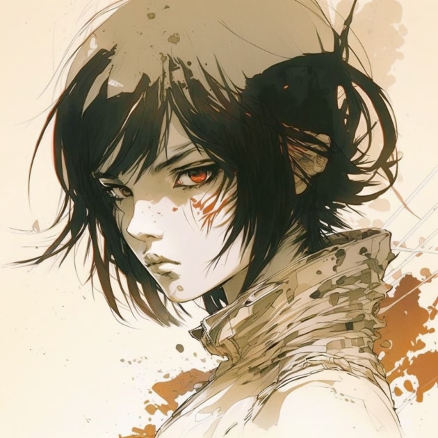 mikasa-ackerman-art-style-of-aiartes