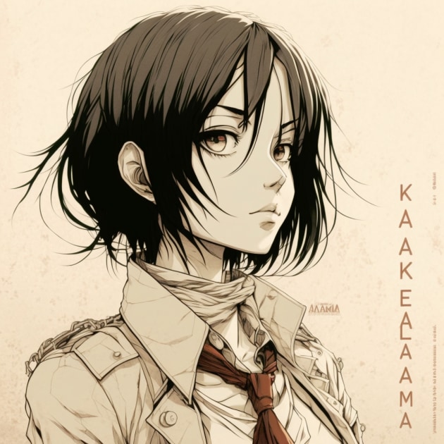 mikasa-ackerman-art-style-of-aiartes