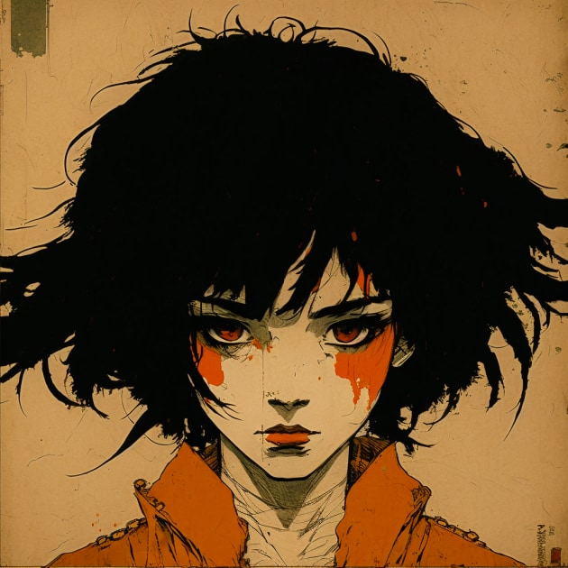 mikasa-ackerman-art-style-of-egon-schiele