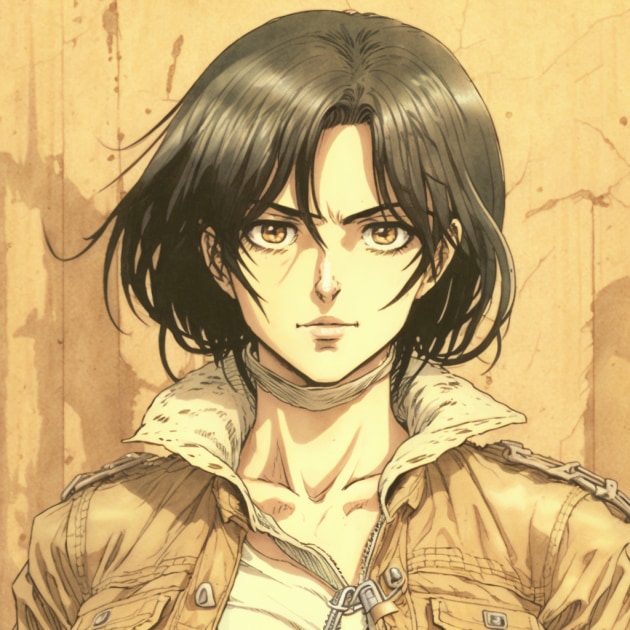 mikasa-ackerman-art-style-of-milo-manara