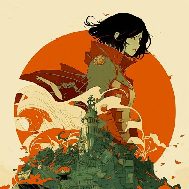 mikasa-ackerman-art-style-of-victo-ngai