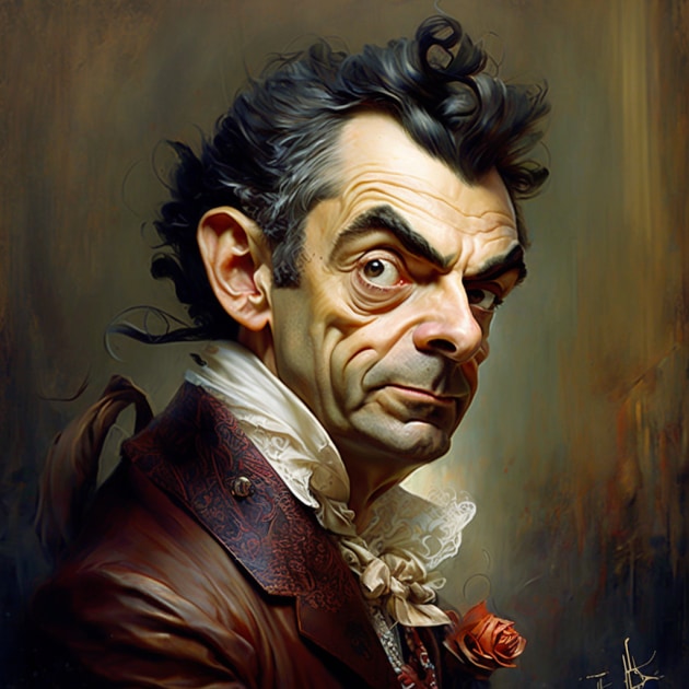 mr-bean-art-style-of-karol-bak