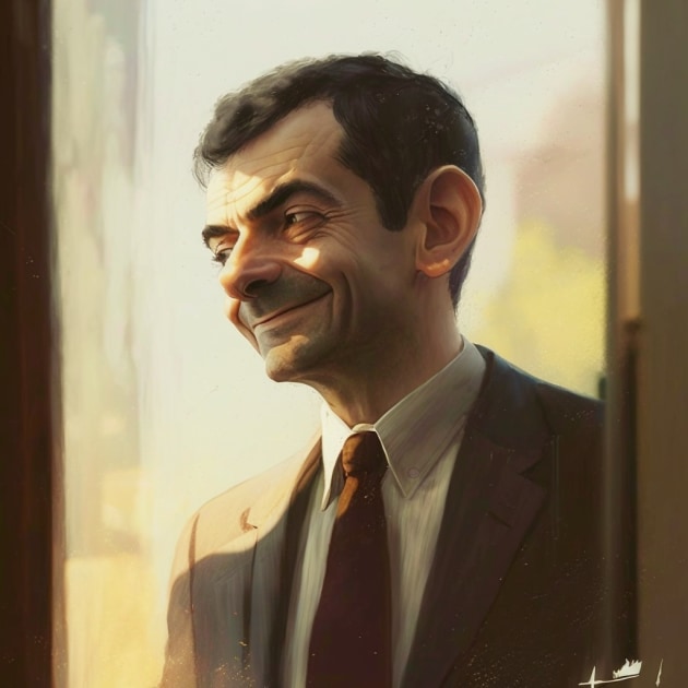 mr-bean-art-style-of-makoto-shinkai