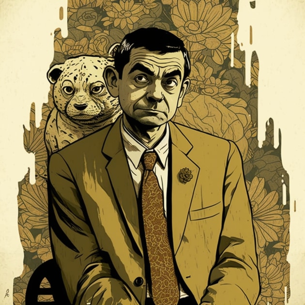 mr-bean-art-style-of-yuko-shimizu