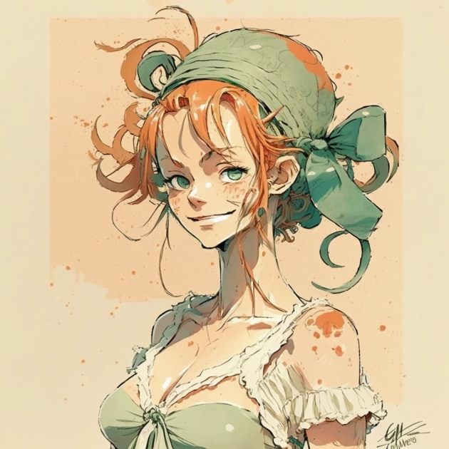 nami-art-style-of-claire-wendling